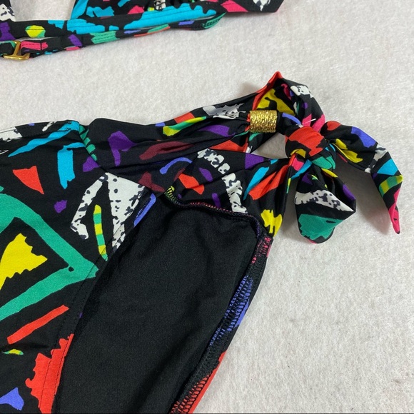 Victoria Secret MultiColor Triangle Bikini Suit Medium size Two piece swimsuit - Picture 4 of 11